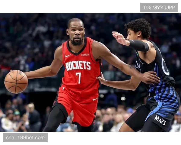 杜兰特场均26.3分5.4篮板 火箭进攻完全依赖其个人火力